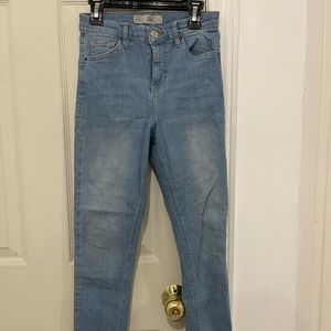 Topshop Jamie Jeans in Light wash denim